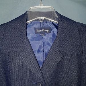 Evan Picone Navy Suit